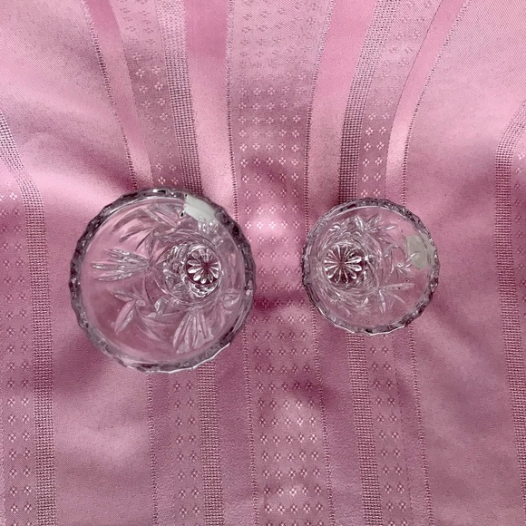 Lenox Fine Crystal Vases set of 2 - Picture 9 of 10